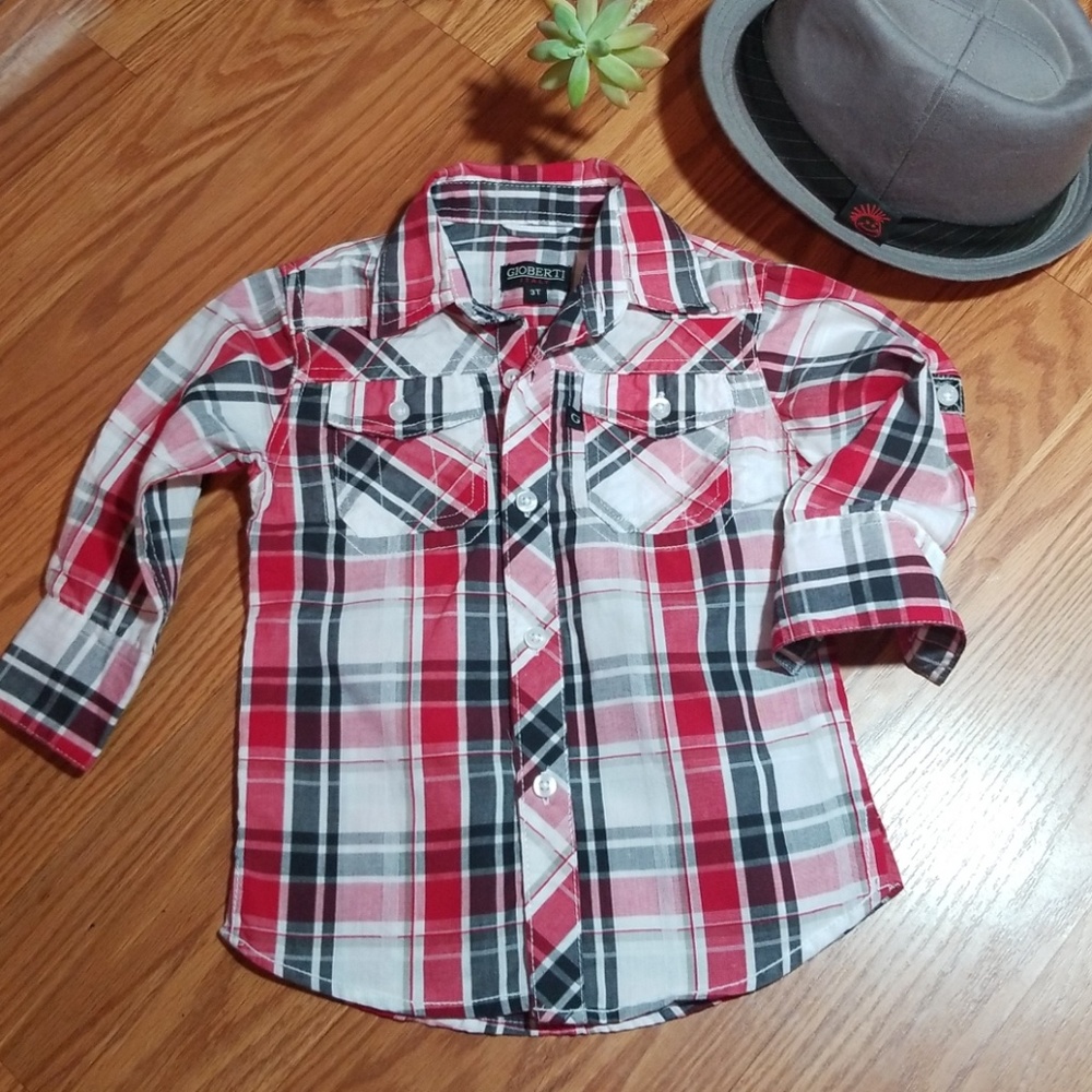 Gioberti‎ Italy button up dress and  3t